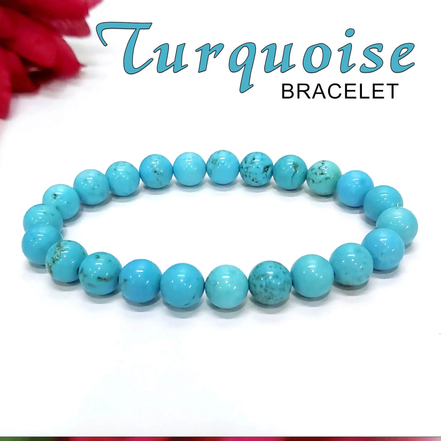 Natural Firoza/Turquoise Crystal Healing Bracelet ЁЯТ╕