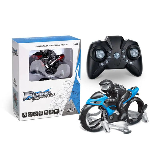 Flying Motorcycle Toy RC 2 In 1 Land Air