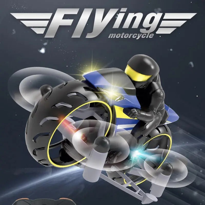 Flying Motorcycle Toy RC 2 In 1 Land Air