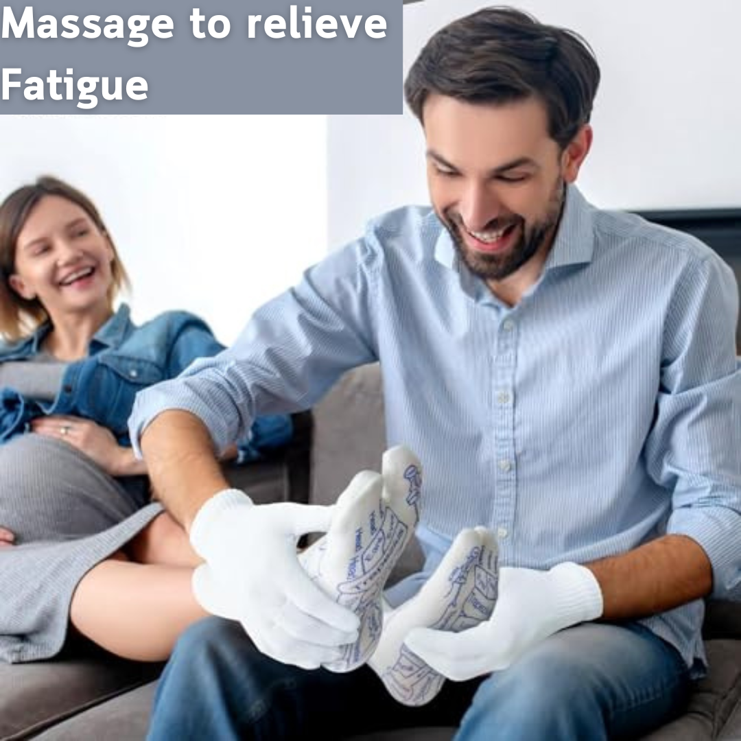 Acupressure Reflexology Socks With Massage Stick